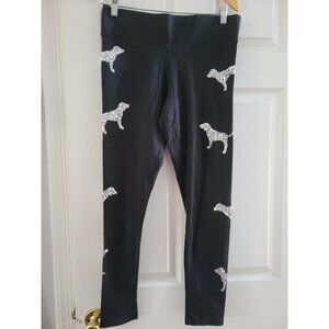 Victoria’s Secret Pink Sequin Dog legging pants size Large bling yoga Rare